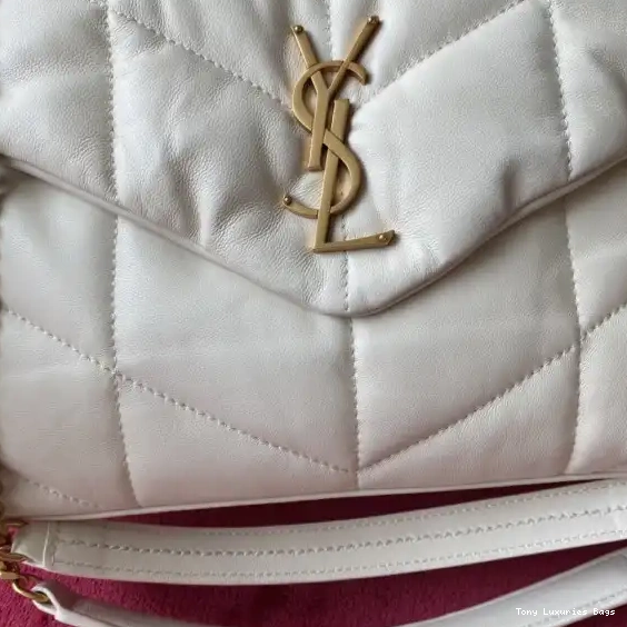 Tony Luxuries IN YSL LAMBSKIN PUFFER QUILTED SMALL BAG 0530